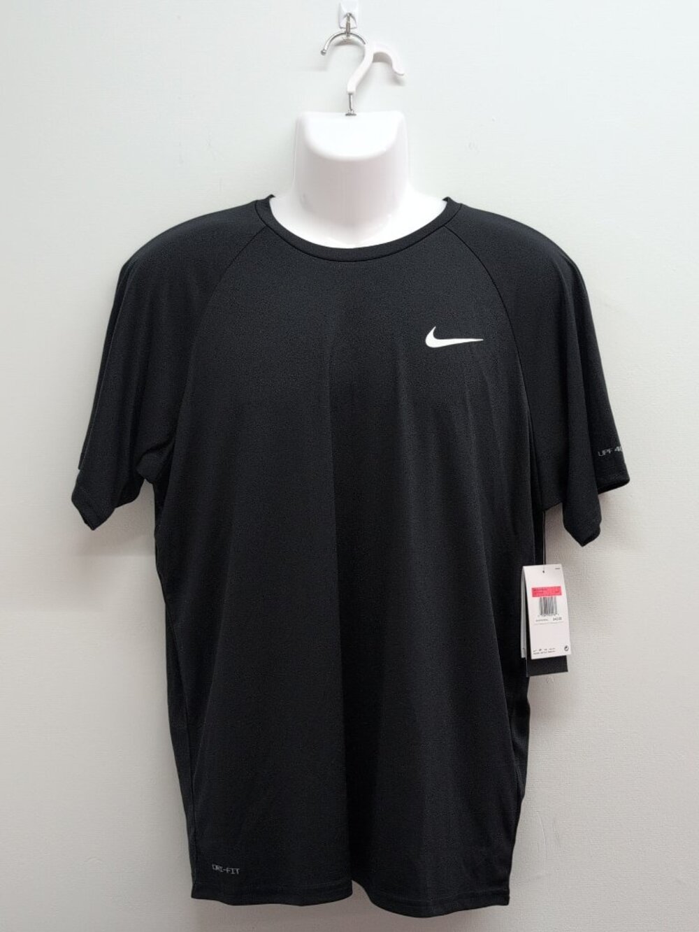Nike Swim Dri-FIT Men’s Activewear Short Sleeve T-Shirt Large Black NESSA586-001